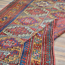 Load image into Gallery viewer, Hand-Knotted Tribal Vintage Kazak Design Handmade Wool Rug (Size 4.7 X 10.10) Cwral-11412