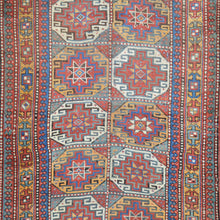 Load image into Gallery viewer, Hand-Knotted Tribal Vintage Kazak Design Handmade Wool Rug (Size 4.7 X 10.10) Cwral-11412