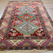 Load image into Gallery viewer, Hand-Knotted Tribal Vintage Turkish Design Handmade Wool Rug (Size 4.8 X 9.7) Cwral-11415