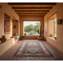 Load image into Gallery viewer, Hand-Knotted Tribal Vintage Turkish Design Handmade Wool Rug (Size 4.8 X 9.7) Cwral-11415