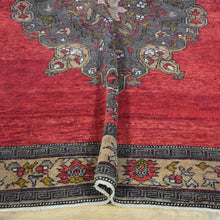 Load image into Gallery viewer, Hand-Knotted Tribal Vintage Turkish Design Handmade Wool Rug (Size 5.4 X 12.2) Cwral-11421