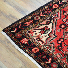 Load image into Gallery viewer, Hand-Knotted Vintage Tribal Design Handmade Wool Rug (Size 3.7 X 10.1) Cwral-11424