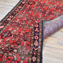 Load image into Gallery viewer, Hand-Knotted Vintage Tribal Design Handmade Wool Rug (Size 3.7 X 10.1) Cwral-11424