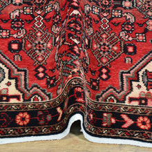 Load image into Gallery viewer, Hand-Knotted Vintage Tribal Design Handmade Wool Rug (Size 3.7 X 10.1) Cwral-11424