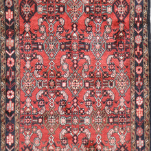 Load image into Gallery viewer, Hand-Knotted Vintage Tribal Design Handmade Wool Rug (Size 3.7 X 10.1) Cwral-11424