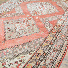 Load image into Gallery viewer, Hand-Knotted Vintage Tribal Design Handmade Wool Rug (Size 5.3 X 10.1) Cwral-11427