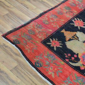 Hand-Knotted Vintage Karabakh Tribal Design Handmade Wool Rug (Size 4.9 X 8.9) Cwral-11430