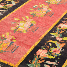 Load image into Gallery viewer, Hand-Knotted Vintage Karabakh Tribal Design Handmade Wool Rug (Size 5.0 X 8.4) Cwral-11433