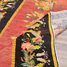 Load image into Gallery viewer, Hand-Knotted Vintage Karabakh Tribal Design Handmade Wool Rug (Size 5.0 X 8.4) Cwral-11433