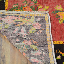 Load image into Gallery viewer, Hand-Knotted Vintage Karabakh Tribal Design Handmade Wool Rug (Size 5.0 X 8.4) Cwral-11433