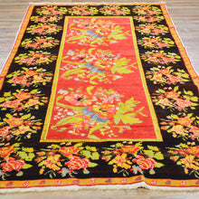 Load image into Gallery viewer, Hand-Knotted Vintage Karabakh Tribal Design Handmade Wool Rug (Size 4.3 X 8.6) Cwral-11436