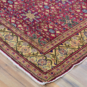 Hand-Knotted Vintage Turkish Sivas Tribal Design Handmade Rug (Size 4.9 X 7.1) Cwral-11439