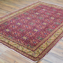 Load image into Gallery viewer, Hand-Knotted Vintage Turkish Sivas Tribal Design Handmade Rug (Size 4.9 X 7.1) Cwral-11439