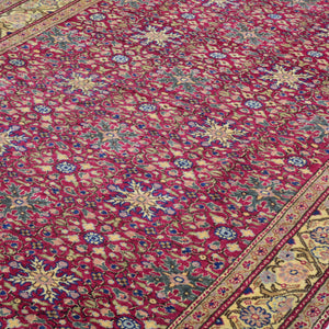 Hand-Knotted Vintage Turkish Sivas Tribal Design Handmade Rug (Size 4.9 X 7.1) Cwral-11439