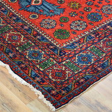 Load image into Gallery viewer, Hand-Knotted Vintage Turkish Tribal Design Handmade Wool Rug (Size 4.1 X 6.3) Cwral-11442