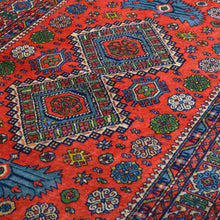 Load image into Gallery viewer, Hand-Knotted Vintage Turkish Tribal Design Handmade Wool Rug (Size 4.1 X 6.3) Cwral-11442