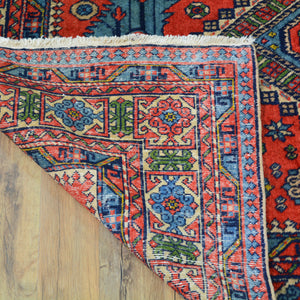 Hand-Knotted Vintage Turkish Tribal Design Handmade Wool Rug (Size 4.1 X 6.3) Cwral-11442
