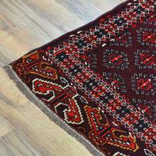 Load image into Gallery viewer, Hand-Knotted Vintage Tribal Yamoud Design Handmade Rug (Size 4.0 X 6.2) Cwral-11445