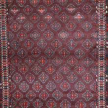 Load image into Gallery viewer, Hand-Knotted Vintage Tribal Yamoud Design Handmade Rug (Size 4.0 X 6.2) Cwral-11445