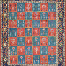 Load image into Gallery viewer, Hand-Knotted Vintage Tribal Kashkuli Design Handmade Rug (Size 5.0 X 6.2) Cwral-11448