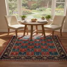 Load image into Gallery viewer, Hand-Knotted Vintage Tribal Kashkuli Design Handmade Rug (Size 5.0 X 6.2) Cwral-11448