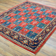 Load image into Gallery viewer, Hand-Knotted Vintage Tribal Kashkuli Design Handmade Rug (Size 5.0 X 6.2) Cwral-11448