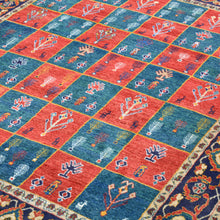 Load image into Gallery viewer, Hand-Knotted Vintage Tribal Kashkuli Design Handmade Rug (Size 5.0 X 6.2) Cwral-11448