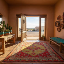 Load image into Gallery viewer, Hand-Knotted Vintage Tribal Turkish Design Handmade Rug (Size 4.9 X 6.3) Cwral-11454