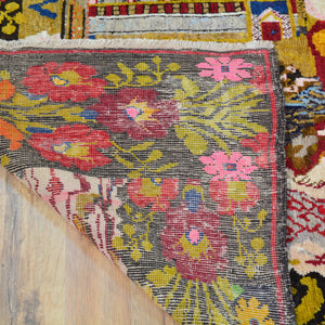 Hand-Knotted Vintage Turkish Pictorial Design Handmade Rug (Size 4.9 X 7.0) Cwral-11460