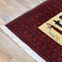 Load image into Gallery viewer, Hand-Knotted Afghan Turkoman War Design Handmade Rug (Size 4.2 X 6.4) Cwral-11463
