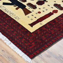 Load image into Gallery viewer, Hand-Knotted Afghan Turkoman War Design Handmade Rug (Size 4.2 X 6.4) Cwral-11463
