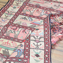 Load image into Gallery viewer, Hand-Woven Vintage Sumak Tribal Handmade Oriental Silk Rug (Size 4.0 X 6.1) Cwral-11466