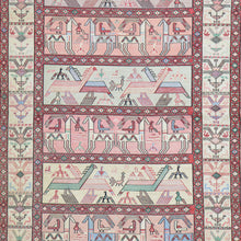 Load image into Gallery viewer, Hand-Woven Vintage Sumak Tribal Handmade Oriental Silk Rug (Size 4.0 X 6.1) Cwral-11466