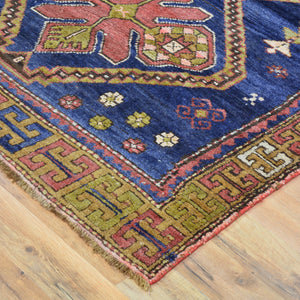 Hand-Knotted Vintage Turkish Traditional Design Handmade Rug (Size 4.0 X 6.7) Cwral-11469