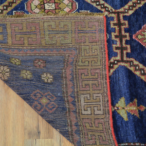 Hand-Knotted Vintage Turkish Traditional Design Handmade Rug (Size 4.0 X 6.7) Cwral-11469