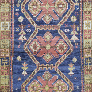 Hand-Knotted Vintage Turkish Traditional Design Handmade Rug (Size 4.0 X 6.7) Cwral-11469