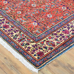 Hand-Knotted Vintage Turkish Sivas Design Handmade Wool Rug (Size 4.0 X 5.8) Cwral-11478