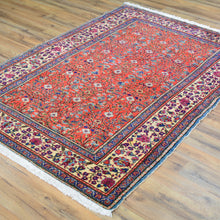Load image into Gallery viewer, Hand-Knotted Vintage Turkish Sivas Design Handmade Wool Rug (Size 4.0 X 5.8) Cwral-11478