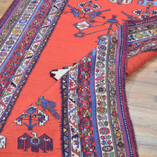 Load image into Gallery viewer, Multi-Weave Vintage Sumak Tribal Handmade Oriental Wool Rug (Size 3.3 X 5.7) Cwral-11481