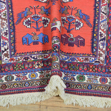 Load image into Gallery viewer, Multi-Weave Vintage Sumak Tribal Handmade Oriental Wool Rug (Size 3.3 X 5.7) Cwral-11481
