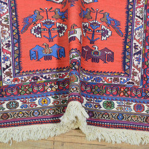 Multi-Weave Vintage Sumak Tribal Handmade Oriental Wool Rug (Size 3.3 X 5.7) Cwral-11481