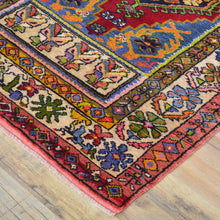 Load image into Gallery viewer, Hand-Knotted Vintage Turkish Tribal Design Handmade Wool Rug (Size 3.6 X 5.7) Cwral-11487