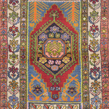 Load image into Gallery viewer, Hand-Knotted Vintage Turkish Tribal Design Handmade Wool Rug (Size 3.6 X 5.7) Cwral-11487