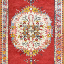 Load image into Gallery viewer, Hand-Knotted Vintage Turkish Tribal Design Handmade Rug (Size 2.10 X 5.9) Cwral-11490
