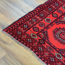 Load image into Gallery viewer, Hand-Knotted Balouchi Bokhara Design Handmade Wool Rug (Size 3.5 X 5.9) Cwral-11502