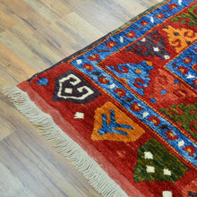 Load image into Gallery viewer, Hand-Knotted Vintage Kashkuli Tribal Design Handmade Wool Rug (Size 3.0 X 12.9) Cwral-11505