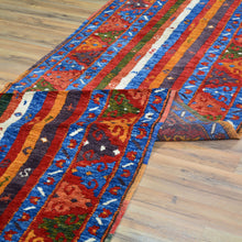 Load image into Gallery viewer, Hand-Knotted Vintage Kashkuli Tribal Design Handmade Wool Rug (Size 3.0 X 12.9) Cwral-11505