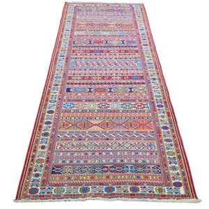 Hand-Woven Fine Sumak Tribal Handmade Oriental Wool Rug (Size 2.6 X 8.0) Cwral-11511