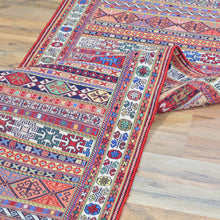 Load image into Gallery viewer, Hand-Woven Fine Sumak Tribal Handmade Oriental Wool Rug (Size 2.6 X 8.0) Cwral-11511