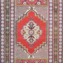 Load image into Gallery viewer, Hand-Knotted Vintage Turkish Tribal Design Handmade Wool Rug (Size 3.3 X 5.5) Cwral-11514